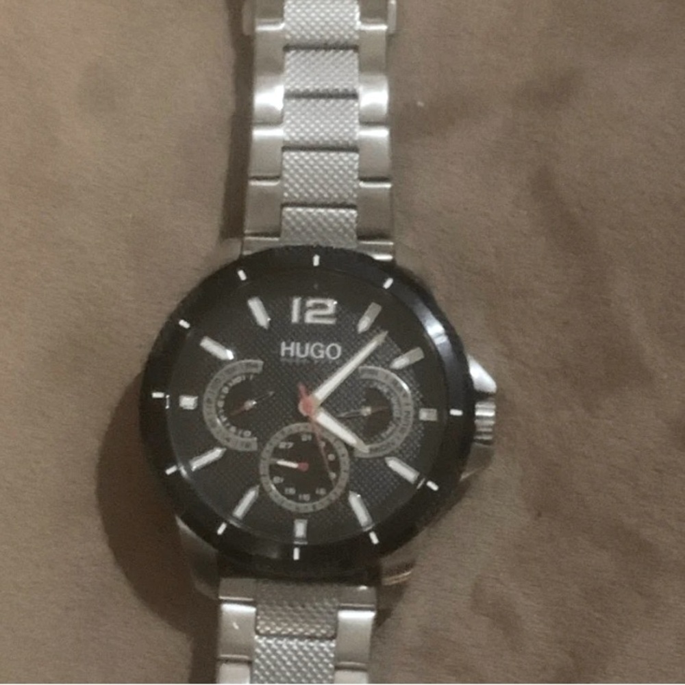 Hugo Boss Men’s Wristwatch Stainless Steel Chronograph Like New